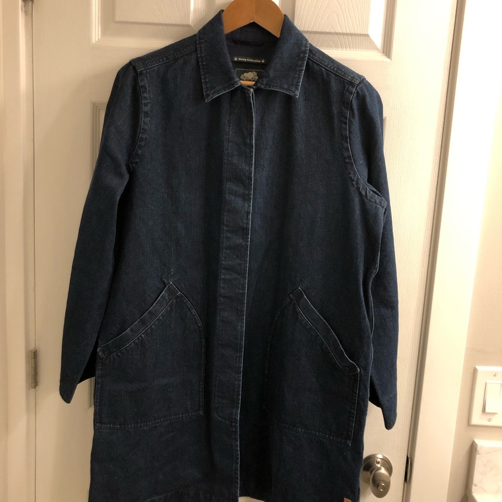 Roots Hemp Collection Dark Blue Jacket